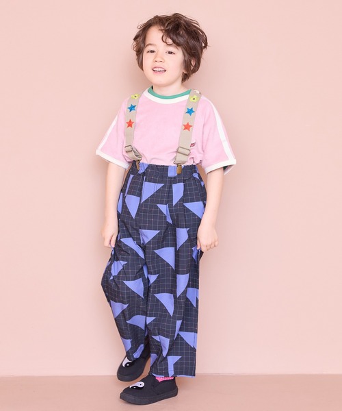 Life Support Products（ライフサポートプロダクツ）の「パイルラインスリーブT（セットアップ・キッズ・チャコール/マスタード/ブルー/ライトピンク・110/100/90/120/150/140/130）」の6枚目の写真