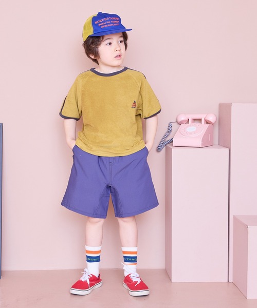 Life Support Products（ライフサポートプロダクツ）の「パイルラインスリーブT（セットアップ・キッズ・チャコール/マスタード/ブルー/ライトピンク・110/100/90/120/150/140/130）」の11枚目の写真