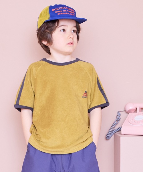 Life Support Products（ライフサポートプロダクツ）の「パイルラインスリーブT（セットアップ・キッズ・チャコール/マスタード/ブルー/ライトピンク・110/100/90/120/150/140/130）」の10枚目の写真