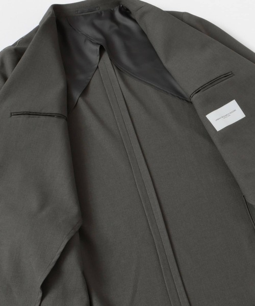 URBAN RESEARCHアーバンリサーチ　スーツ　スリーピース　ダークグレー セール】LIFE STYLE TAILOR ブラッシュドウールライクストレッチ