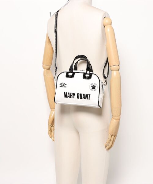 UMBROコラボ＜MARY QUANT＞エナメル 2WAYミニショルダー マリークワント MARY QUANT UMBRO×MQエナメル2WAYミニショルダー