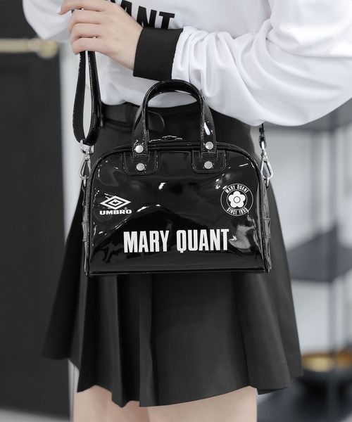 UMBROコラボ＜MARY QUANT＞エナメル 2WAYミニショルダー MARY QUANT（マリークワント）の「UMBRO×MQエナメル2WAYミニ