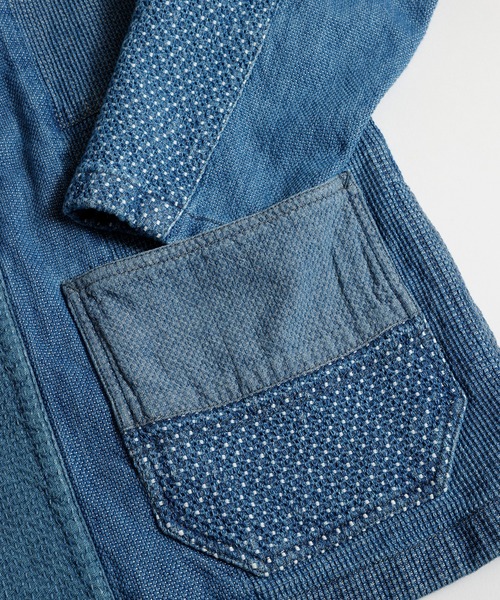 FDMTL（ファンダメンタル）の「FDMTL/ファンダメンタル/HAORI JACKET 3YR WASH（デニムジャケット・メンズ・インディゴブルー・2/3/4）」の4枚目の写真