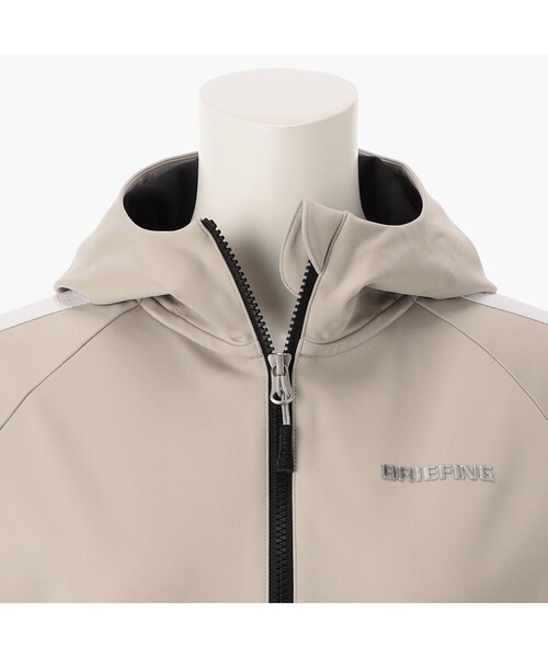 BRIEFING（ブリーフィング）の「【BRIEFING GOLF／ブリーフィングゴルフ】WOMEN’S LOGO LINE PARKA（リラックスフィット）（パーカー・レディース・サンドベージュ/ブラック/ダークオリーブ・M/S）」の6枚目の写真