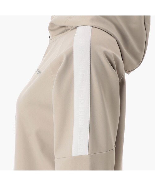 BRIEFING（ブリーフィング）の「【BRIEFING GOLF／ブリーフィングゴルフ】WOMEN’S LOGO LINE PARKA（リラックスフィット）（パーカー・レディース・サンドベージュ/ブラック/ダークオリーブ・M/S）」の8枚目の写真