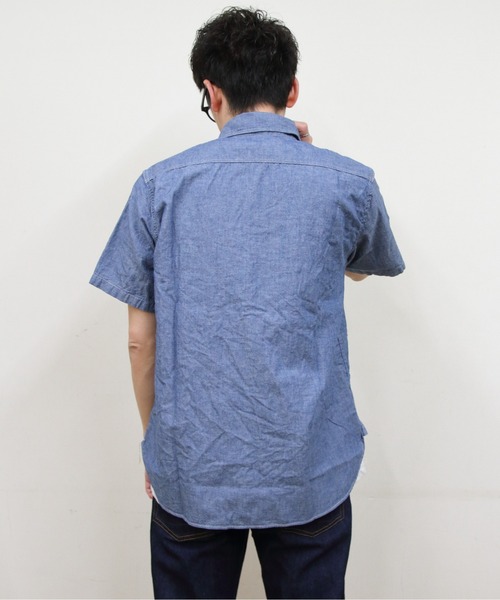 orSlow/オアスロウ ショートスリーブ シャンブレー ワークシャツ