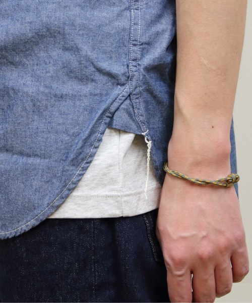 orSlow(オアスロウ)の「orSlow/オアスロウ ショートスリーブ シャンブレー ワークシャツ SHORT SLEEVE CHAMBRAY WORK SHIRT(シャツ/ブラウス・メンズ・ブルー・2/3)」の7枚目の写真
