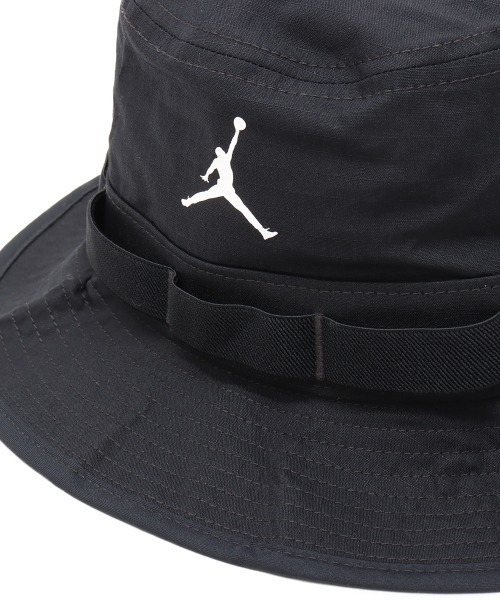 JORDAN BRAND（ジョーダンブランド）の「JORDAN BRAND U J APEX BUCKET JUMPMAN / ジョーダンブランド ジョーダン APEX ジャンプマン バケットハット / NIKE【SP】（ハット・メンズ・ブラック・M）」の6枚目の写真