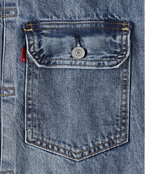 Levi's(リーバイス)の「Levi's(リーバイス)【メンズ】「TYPE2」トラッカージャケット(デニムジャケット・メンズ・ダークインディゴブルー・L/M/S)」の12枚目の写真