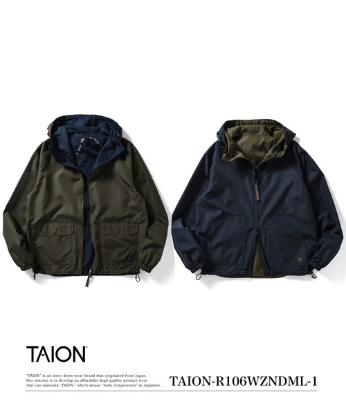 TAION(タイオン)】〈ユニセックス〉ノンダウン ミリタリー