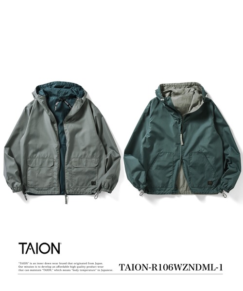 TAION(タイオン)】〈ユニセックス〉ノンダウン ミリタリー