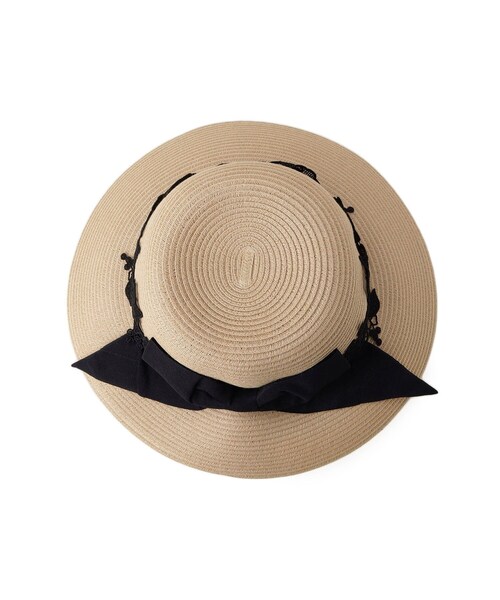 OPAQUE.CLIP（オペークドットクリップ）の「レースキャペリン（ハット・レディース・オフホワイト/ベージュ・00）」の5枚目の写真