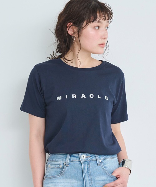 セール】【3色展開】箔プリントロゴTシャツ（Tシャツ/カットソー