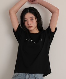 【3色展開】箔プリントロゴTシャツ