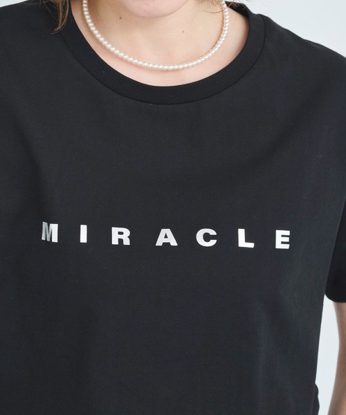 セール】【3色展開】箔プリントロゴTシャツ（Tシャツ/カットソー