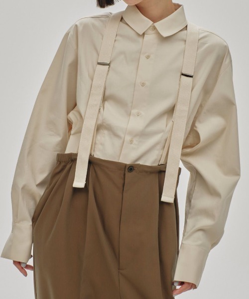 TODAYFUL（トゥデイフル）の「TODAYFUL Waist Shape Shirts 12510401（シャツ/ブラウス・レディース・オフホワイト/チャコールグレー・FREE）」の2枚目の写真
