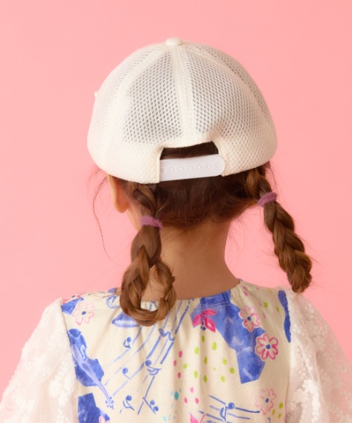 HAKKA KIDS（ハッカキッズ）の「レースリボンキャップ（キャップ・キッズ・パープル/ホワイト/ピンク・L/M）」の5枚目の写真