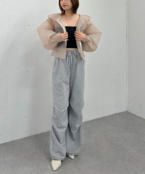 archives（アルシーヴ）の「シアーダンボールＺＩＰフーディ（その他アウター・レディース・オフホワイト/ブラック/ベージュ・MEDIUM）」の12枚目の写真