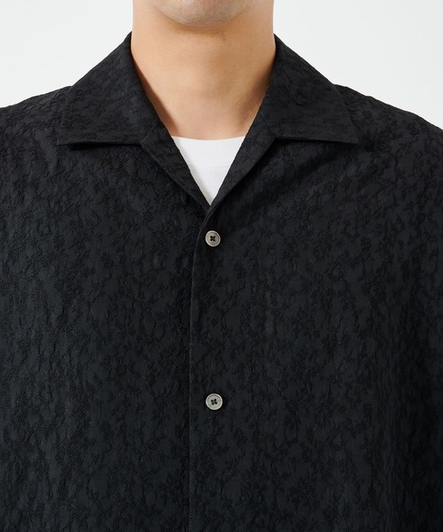 STUDIOUS(ステュディオス)の「FLOWER JACQUARD SHIRTS(シャツ/ブラウス・メンズ・ライトブルーグレー/ブラック・2/1)」の22枚目の写真