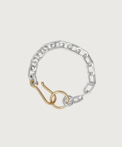 Laura Lombardi（ローラロンバルディ）の「FARA BRACELET（ブレスレット・レディース・シルバー×ゴールド・ONE SIZE）」の7枚目の写真