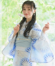 CELEN（セレン）の「【一人で着られる/セパレート浴衣】上衣・下衣・兵児帯 3点セット《夕涼浴衣》（浴衣）」
