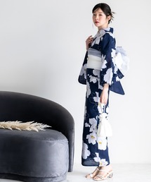 CELEN（セレン）の「【一人で着られる/セパレート浴衣】上衣・下衣・兵児帯 3点セット《夕涼浴衣》（浴衣）」