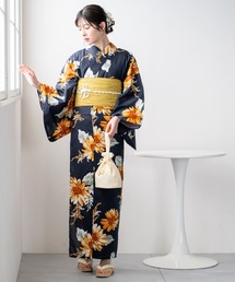 CELEN（セレン）の「【一人で着られる/セパレート浴衣】上衣・下衣・兵児帯 3点セット《夕涼浴衣》（浴衣）」