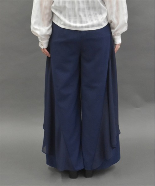 フレアデザインワイドパンツ（その他パンツ）｜axes femme