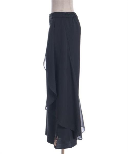 axes femme POETIQUE(アクシーズファムポエティック)の「フレアデザインワイドパンツ(その他パンツ・レディース・ネイビー/ブルーグリーン/ブラック・MEDIUM)」の20枚目の写真