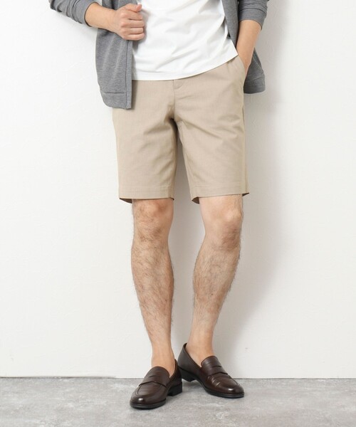NOLLEY’S(ノーリーズ)の「綿麻COOLMAX ショーツ 25SS(その他パンツ・メンズ・キナリ/ベージュ/ネイビー/グレー/サックスブルー・S/M/L/XL)」の3枚目の写真
