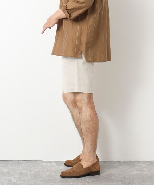 NOLLEY’S(ノーリーズ)の「綿麻COOLMAX ショーツ 25SS(その他パンツ・メンズ・キナリ/ベージュ/ネイビー/グレー/サックスブルー・S/M/L/XL)」の6枚目の写真