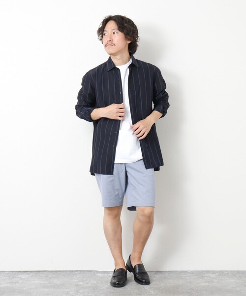 NOLLEY’S(ノーリーズ)の「綿麻COOLMAX ショーツ 25SS(その他パンツ・メンズ・キナリ/ベージュ/ネイビー/グレー/サックスブルー・S/M/L/XL)」の18枚目の写真