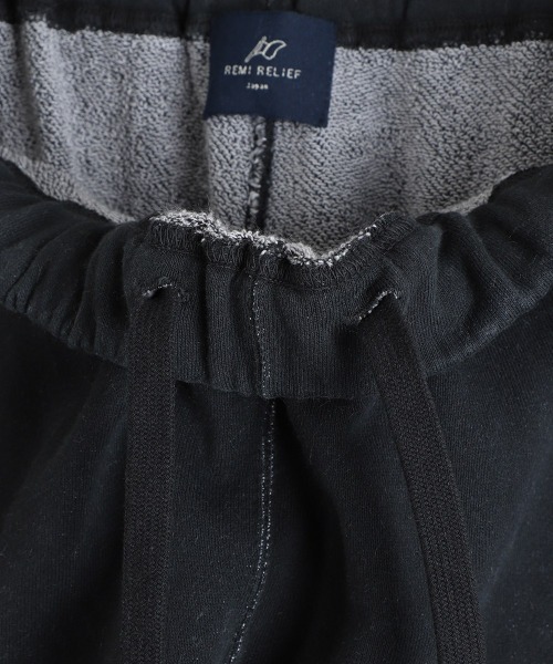 REMI RELIEF NAVY LABEL（レミレリーフネイビーレーベル）の「REMI RELIEF NAVY LABEL / レミレリーフ ネイビーレーベル：綿アクリル裏毛パンツ：RN28369154AK[STD]（スウェットパンツ・メンズ・ネイビー/オートミール/ブラック・S/M/L）」の6枚目の写真