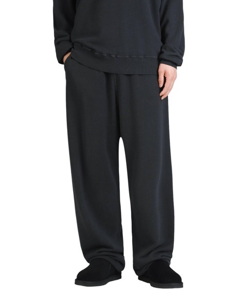 REMI RELIEF NAVY LABEL（レミレリーフネイビーレーベル）の「REMI RELIEF NAVY LABEL / レミレリーフ ネイビーレーベル：綿アクリル裏毛パンツ：RN28369154AK[STD]（スウェットパンツ・メンズ・ネイビー/オートミール/ブラック・S/M/L）」の11枚目の写真