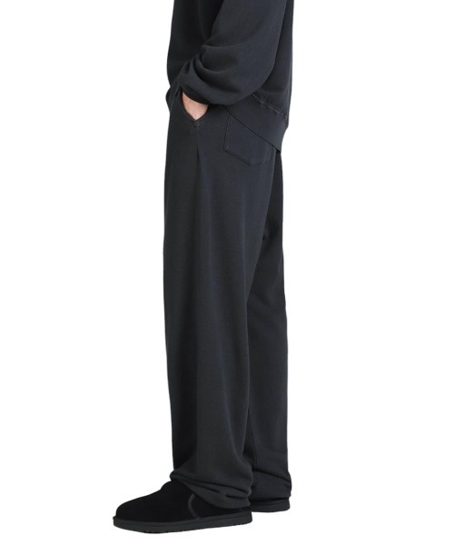 REMI RELIEF NAVY LABEL（レミレリーフネイビーレーベル）の「REMI RELIEF NAVY LABEL / レミレリーフ ネイビーレーベル：綿アクリル裏毛パンツ：RN28369154AK[STD]（スウェットパンツ・メンズ・ネイビー/オートミール/ブラック・S/M/L）」の12枚目の写真