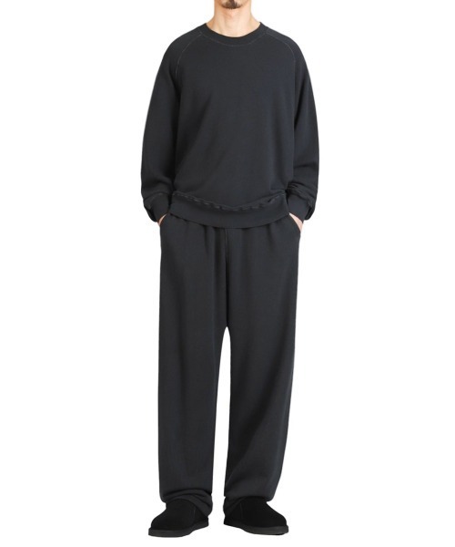 REMI RELIEF NAVY LABEL（レミレリーフネイビーレーベル）の「REMI RELIEF NAVY LABEL / レミレリーフ ネイビーレーベル：綿アクリル裏毛パンツ：RN28369154AK[STD]（スウェットパンツ・メンズ・ネイビー/オートミール/ブラック・S/M/L）」の14枚目の写真