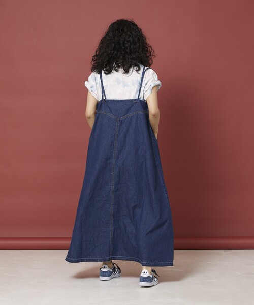 8718 Freada フリーダ デニムロングワンピース F カジュアル