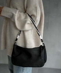 Curaful（クラフル）の「編みこみハンドスクエアバッグ（ショルダーバッグ）」