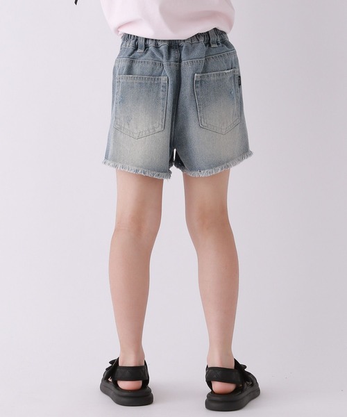 10C REPIPI（ジューシーレピピ）の「【10C REPIPI】ダメージデニムショートパンツ（デニムパンツ・キッズ・ブルー系その他/ライトブルー/ブラック・130cm/120cm/110cm）」の9枚目の写真