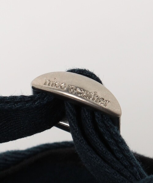 NICE WEATHER（ナイスウェザー）の「＜NICE WEATHER＞SOUND MIND キャップ（キャップ・メンズ・ホワイト/ネイビー・FREE）」の8枚目の写真