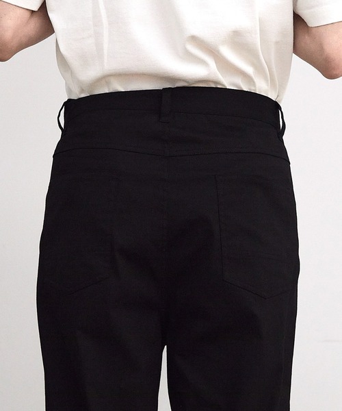 RATTLE TRAP(ラトルトラップ)の「ストレッチカツラギルーズストレートパンツ(チノパンツ・メンズ・ブラック/オフホワイト・M/L)」の18枚目の写真