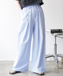 フロントボタンワイドパンツ