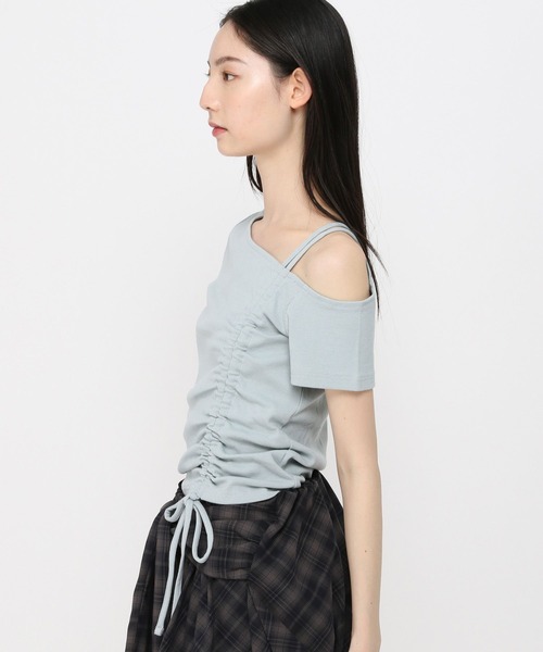 3.3 Field Trip （3.3フィールドトリップ）の「3.3 Field Trip／ヘンケイシャーリング半袖（Tシャツ/カットソー・レディース・グレー/ブルー/ブラック/ピンク・FREE）」の21枚目の写真