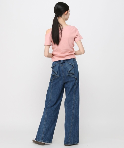 3.3 Field Trip （3.3フィールドトリップ）の「3.3 Field Trip／ヘンケイシャーリング半袖（Tシャツ/カットソー・レディース・グレー/ブルー/ブラック/ピンク・FREE）」の17枚目の写真