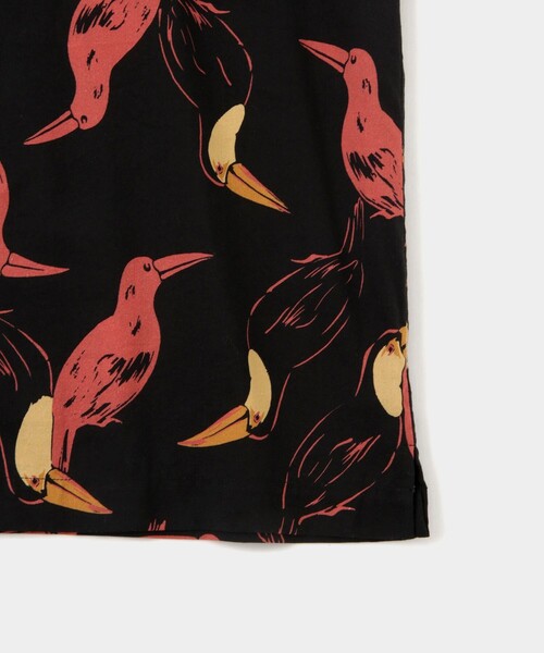 Saturdays NYC(サタデーズ ニューヨークシティ )の「Canty Open Collar Bird Printed SS Shirt(シャツ/ブラウス・メンズ・イエロー/ブラック・L/M/S/XL/X-SMALL)」の17枚目の写真
