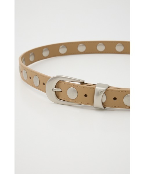 LAGUA GEM(ラグアジェム)の「STUDS THIN ベルト(ベルト・レディース・ブラック/ベージュ・FREE)」の7枚目の写真