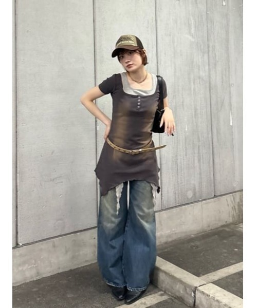 LAGUA GEM(ラグアジェム)の「STUDS THIN ベルト(ベルト・レディース・ブラック/ベージュ・FREE)」の13枚目の写真
