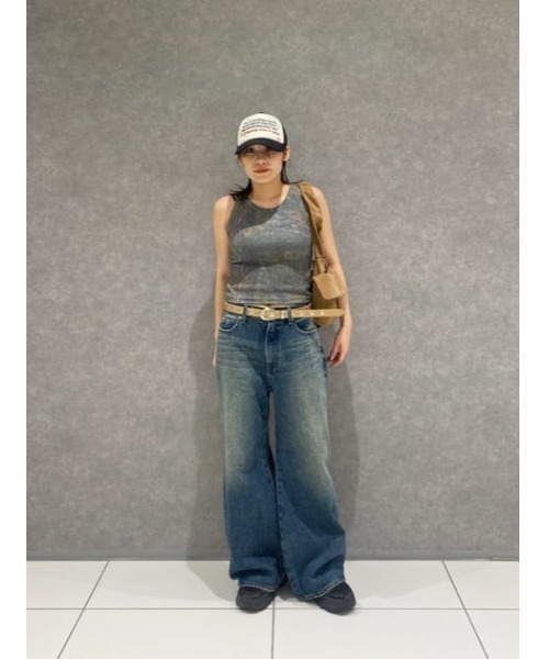LAGUA GEM(ラグアジェム)の「STUDS THIN ベルト(ベルト・レディース・ブラック/ベージュ・FREE)」の9枚目の写真