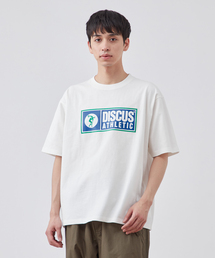 DISCUS（ディスカス）の「【DISCUS/ディスカス】別注 モチーフロゴTシャツ（Tシャツ/カットソー・メンズ）」