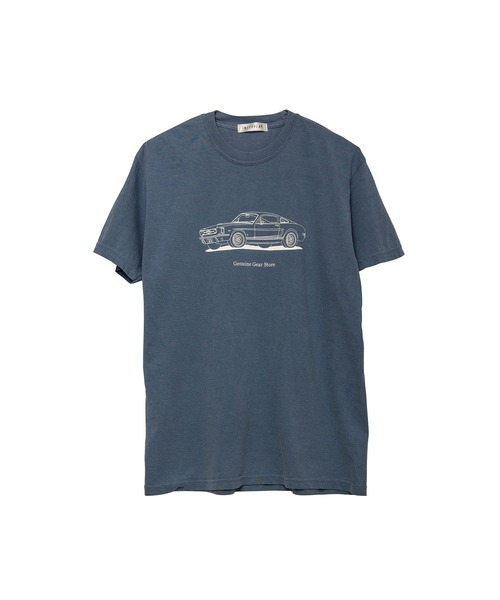INTERPLAY(インタープレイ)の「【INTERPLAY x AYUMI】 Pigment Dyed Mustang S/S Tee(Tシャツ/カットソー・レディース・ブルー・FREE)」の1枚目の写真